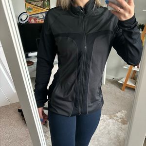Black Fabletics Zip Up Jacket